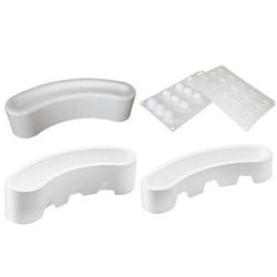 Louis Tellier STELLADELCIRCO Stella Del Circo Mold Kit w/ (4) Molds - Silicone, White