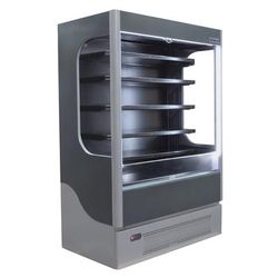 Ojeda ALPA-120H 52" Vertical Open Air Cooler w/ 6 Levels, 120v, Black
