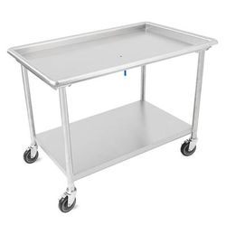 John Boos DST6-3037SSW-C-X Mobile Sorting Table w/ 3" Raised Edge - 36 7/8"W x 30 3/8"D, Stainless Steel