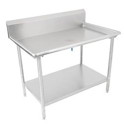 John Boos DST6R10-3049SSW-X Sorting Table w/ 10" Backsplash - 48 7/8"W x 30 3/8"D, Stainless Steel
