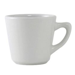Tuxton ALF-075 7 1/2 oz Alaska/Colorado Cup - Ceramic, Porcelain White