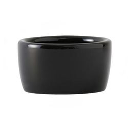 Tuxton BBX-0203 2 oz Pipkin Ramekin - Ceramic, Black, 4 Dozen