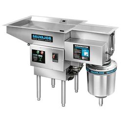 Salvajor 500-PSM Pot/Pan ScrapMaster, Scrapping, Pre-Flushing & Disposer, 5 HP, 460v/3ph, Stainless Steel