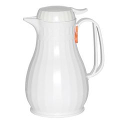 Service Ideas ECO13WH 1 3/10 liter Server w/ Push Button Lid, ABS Plastic, White