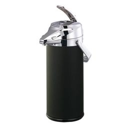 Service Ideas ENALS22SCHBL 2 1/5 Liter Lever Action Airpot - Stainless Steel Liner, Black