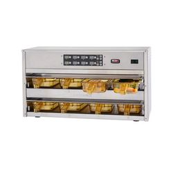 Carter-Hoffmann MC243GS-2T 31.75"W Freestanding Warming Unit w/ (2) 24" Compartments, 120v, Stainless Steel
