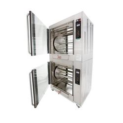 BKI VGG-16-F-PT 2083 Electric 80 Bird Commercial Rotisserie, 208v/3ph, 80 3 lb Chickens, Stainless Steel