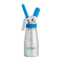 Whip-It! DC-SPEC-Q01S 1/4 liter Whipped Cream Dispenser w/ (3) Nozzles, Stainless Steel, 3 Nozzles