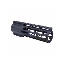 Guntec USA .308 Caliber AIR-LOK Series M-LOK Compression Free Floating Handguard w/Monolithic Top Rail 7in Black GT-7ALC-308