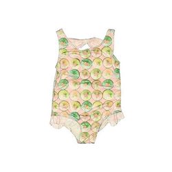 Baby Buns One Piece Swimsuit: Pink Floral Sporting & Activewear - Size 18 Month