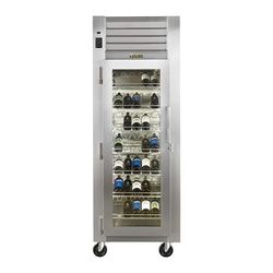 Traulsen RH226W-WR01 58" 2 Section Commercial Wine Cooler w/ (1) Zone - 240 Bottle Capacity, 115v, Silver