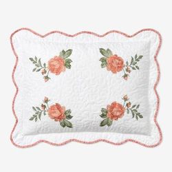 Rose Sham by BrylaneHome in Blush (Size KING)