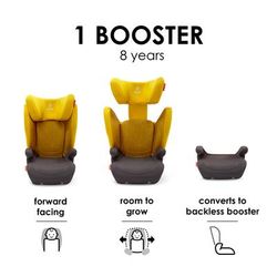 Diono Monterey 4DXT Latch 2-in-1 Booster Car Seat - Black