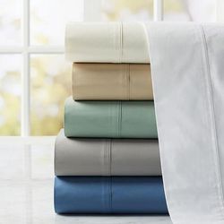 Classic Pintuck Percale Sheet Set - Ivory, King - Frontgate Resort Collection™