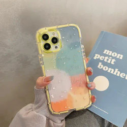 Shoous Art Abstract Graffiti Silicone Antichoc Bumper Cover iPhone 15 Pro Max iPhone 13 11 12