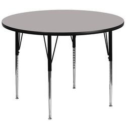 Flash Furniture XU-A42-RND-GY-H-A-GG 42" Round Activity Table - Laminate Top, Gray