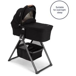 Nuna MIXX Next Stroller + Bassinet with Stand Bundle - Caviar