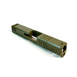 Gun Cuts Shift Slide for Glock 19 Optic Cut Noveske Bazooka Green GC-G19-SHF-NBG-RMR