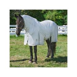 SmartPak Deluxe Oversize Fly Sheet with Earth Friendly Fabric - 87 - Silver/Silver - Smartpak