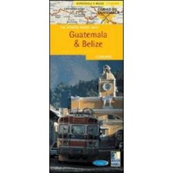 The Rough Guide to Guatemala Belize Map Rough Guide CountryRegion Map