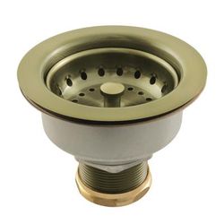 Kingston Brass K112AB Tacoma Snap-N-Tite Sink Basket Strainer, Antique Brass - Kingston Brass K112AB