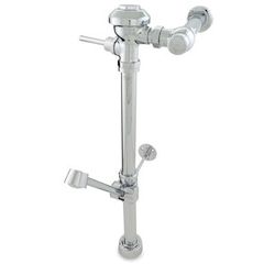 Zurn Industries Z6000AV-WS1-BWN Exposed Manual Diaphragm Flush Valve for Water Closets - 1.6 gpf, 26 1/2" Rough-In, Chrome