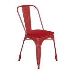 Flash Furniture CH-31230-RED-PL1R-GG Stacking Chair w/ Vertical Slat Back & Wood Seat - Steel, Red