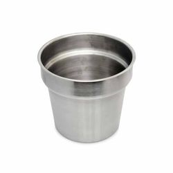Eastern Tabletop 3101FP 2 qt Marmite Inset, Stainless, Silver