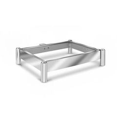 Eastern Tabletop 3380B Rectangular Connect Base - 18 1/2" x 16 3/4", Stainless, Silver