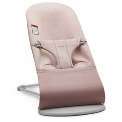 BabyBjörn Bouncer Bliss, Light Gray Frame 3D Jersey Light Pink