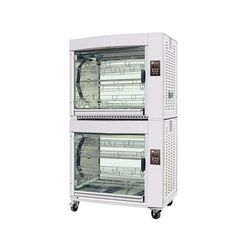 Rotisol USA FBP16.720 Electric 16 Basket Commercial Rotisserie Oven w/ 80 Bird Capacity, 208-240v/3ph, Silver