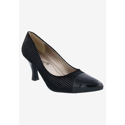 Women's Zesty Cord Pump by Bellini in Black Corduroy (Size 12 M)