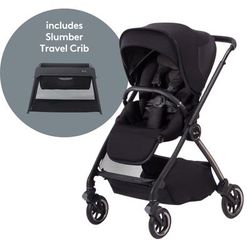 Silver Cross Dune Stroller + Slumber Travel Crib Bundle - Space / Carbon