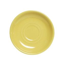 Tuxton CSE-060 6" Round ConcentrixÂ© Saucer - Ceramic, Saffron, Yellow