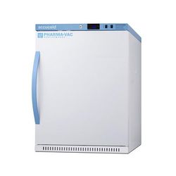 Accucold ARS62PVBIADA 23" Undercounter Pharma-Vac Medical Refrigerator w/ Solid Door - Probe Hole, 115v, Reach In, Blue