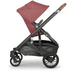 UPPAbaby Cruz V2 Stroller - Lucy (Rosewood Melange / Carbon / Saddle Leather)