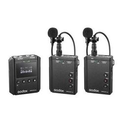 Godox WMicS2 UHF Compact 2-Person Wireless Microphone System for Cameras & Smartp WMICS2 KIT 2