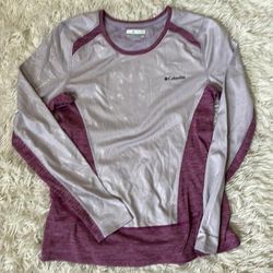 Columbia Tops | Columbia Omni Shade Long Sleeve Shirt | Color: Purple | Size: M