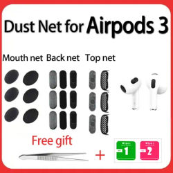 Autocollant antirouille pour Airpods 3, filet arrière en métal, filet de remplacement, filtre supérieur, sortie sonore, écouteur de subdivision, combiné