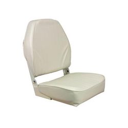 Springfield Marine High Back Folding Coach Seat White 1040649