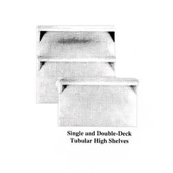 Garland M34DD Master Series Double Deck High Shelf, 34 1/2"H x 34"W, Stainless Steel