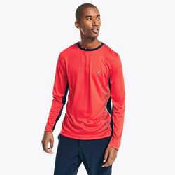 Nautica Men's Navtech Sustainably Crafted Rash Guard Nautica Red, XS