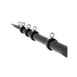 Tigress XD Telescoping Aluminum Outrigger Poles - 15' - 1-1/2" OD Black 88924-1