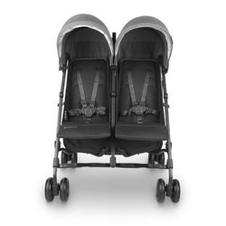 UPPAbaby G-LINK V2 Side by Side Double Stroller - Greyson (Charcoal Melange / Carbon)