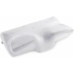 Cuscino ergonomico ortopedico in memory foam Cuscino cervicale traspirante di alta qualità - bianco