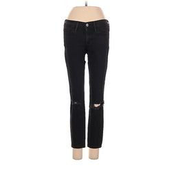 FRAME Denim Jeans: Black Bottoms - Women's Size 24