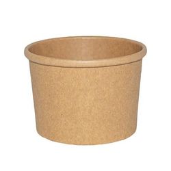 ITI TG-KS-8 8 oz Kraft Paper Food / Soup Cup, 500/cs, Beige