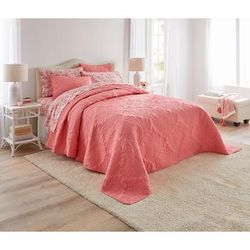 Comfort Cloud Bedspread by BrylaneHome in Coral (Size QUEEN)