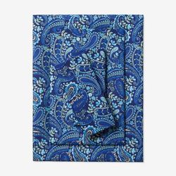 BH Studio Microfiber Printed Sheet Set by BH Studio in Navy Paisley (Size TWINXL)
