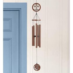 1-800-Flowers Home Decor Outdoor Garden Outdoor Garden Decor Delivery Amazing Grace Cross Windchime - 45" Amazing Grace Cross Wind Chime - 45"